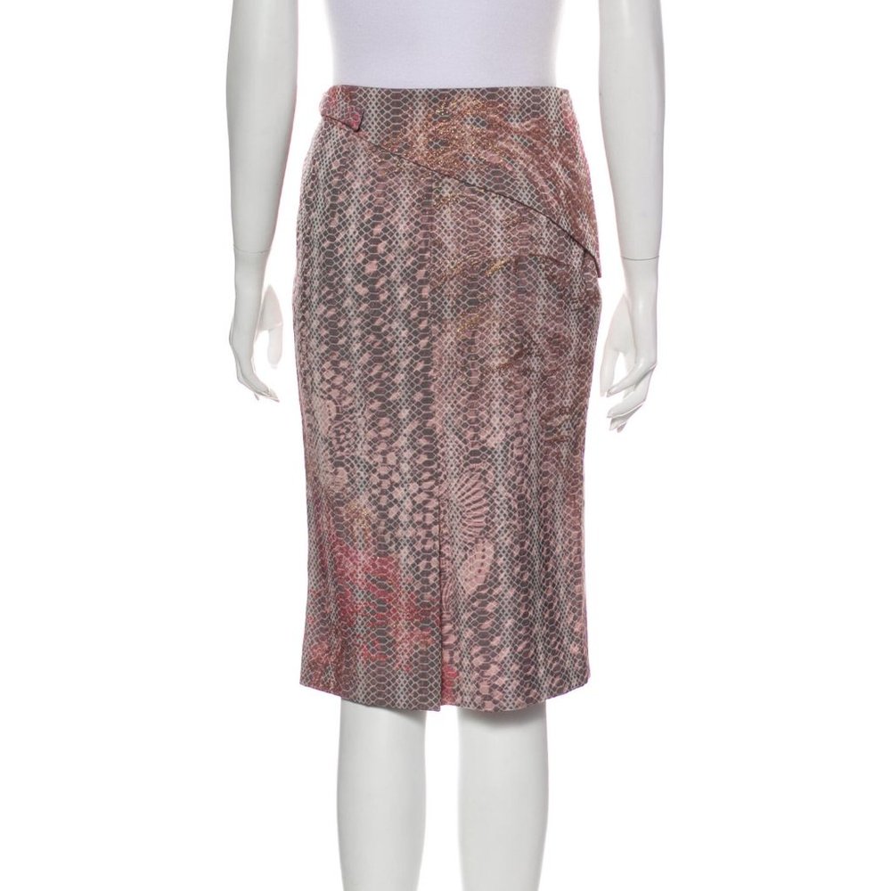NWOT CLASS ROBERTO CAVALLI Printed Knee-Length Skirt sz M